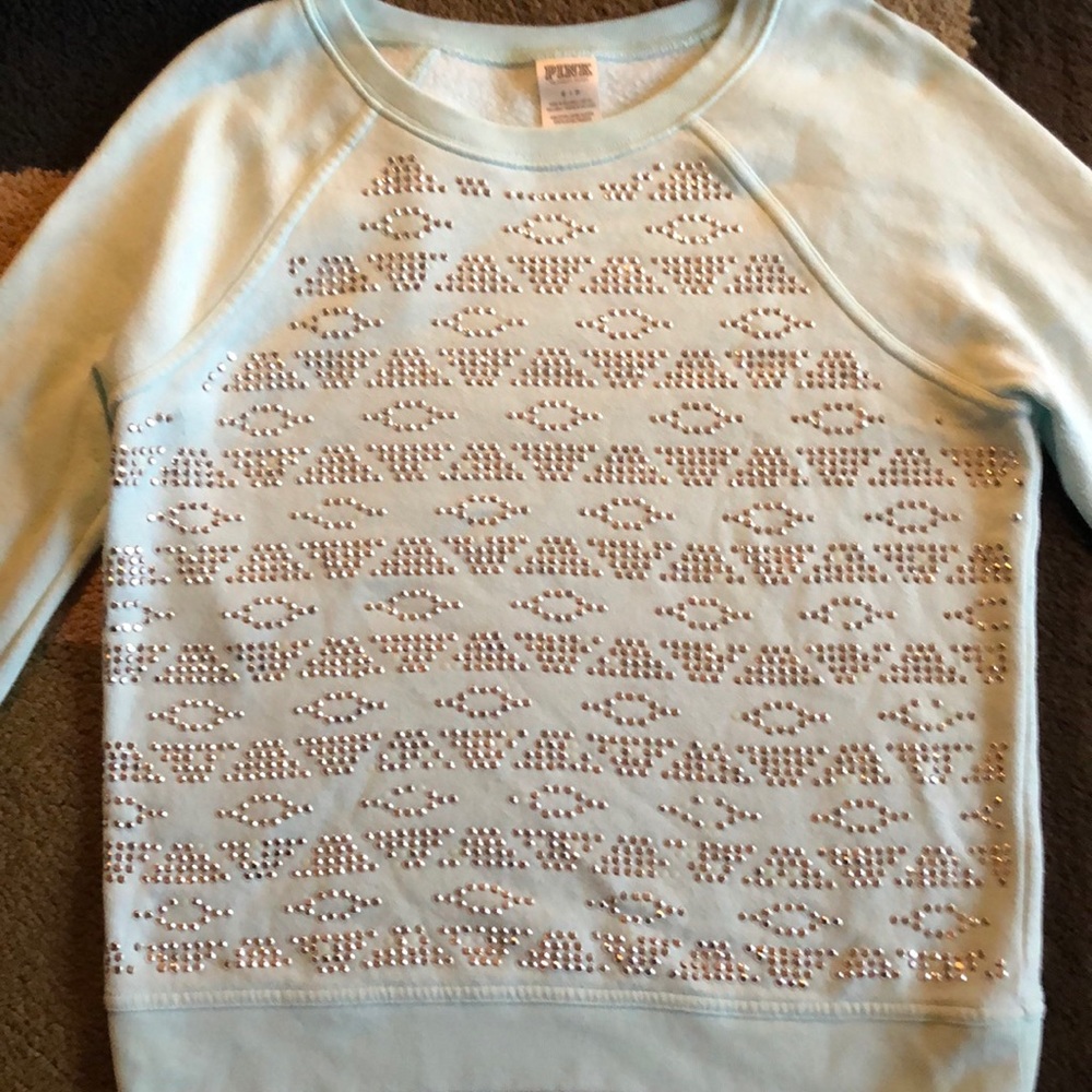 VS PINK SWEATER studded Worn once